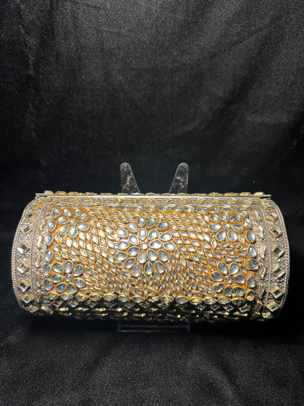 XL Cylinder Kundan Clutch | RKC-175