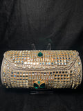 XL Cylinder Kundan Clutch | RKC-176
