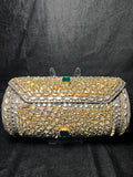 XL Cylinder Kundan Clutch | RKC-177