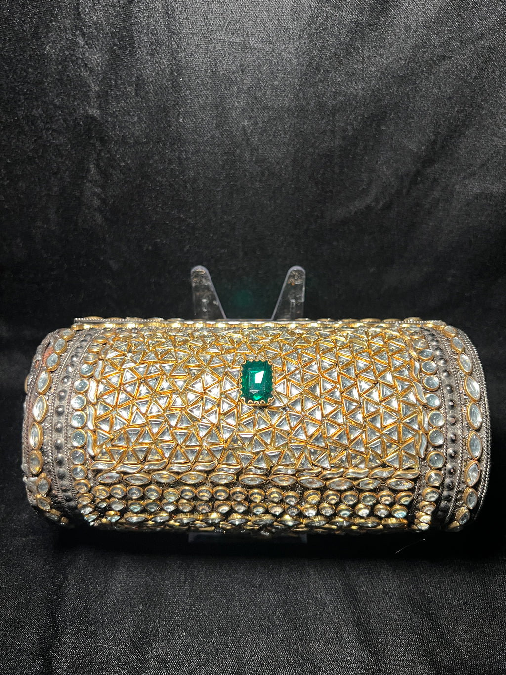 XL Cylinder Kundan Clutch | RKC-177