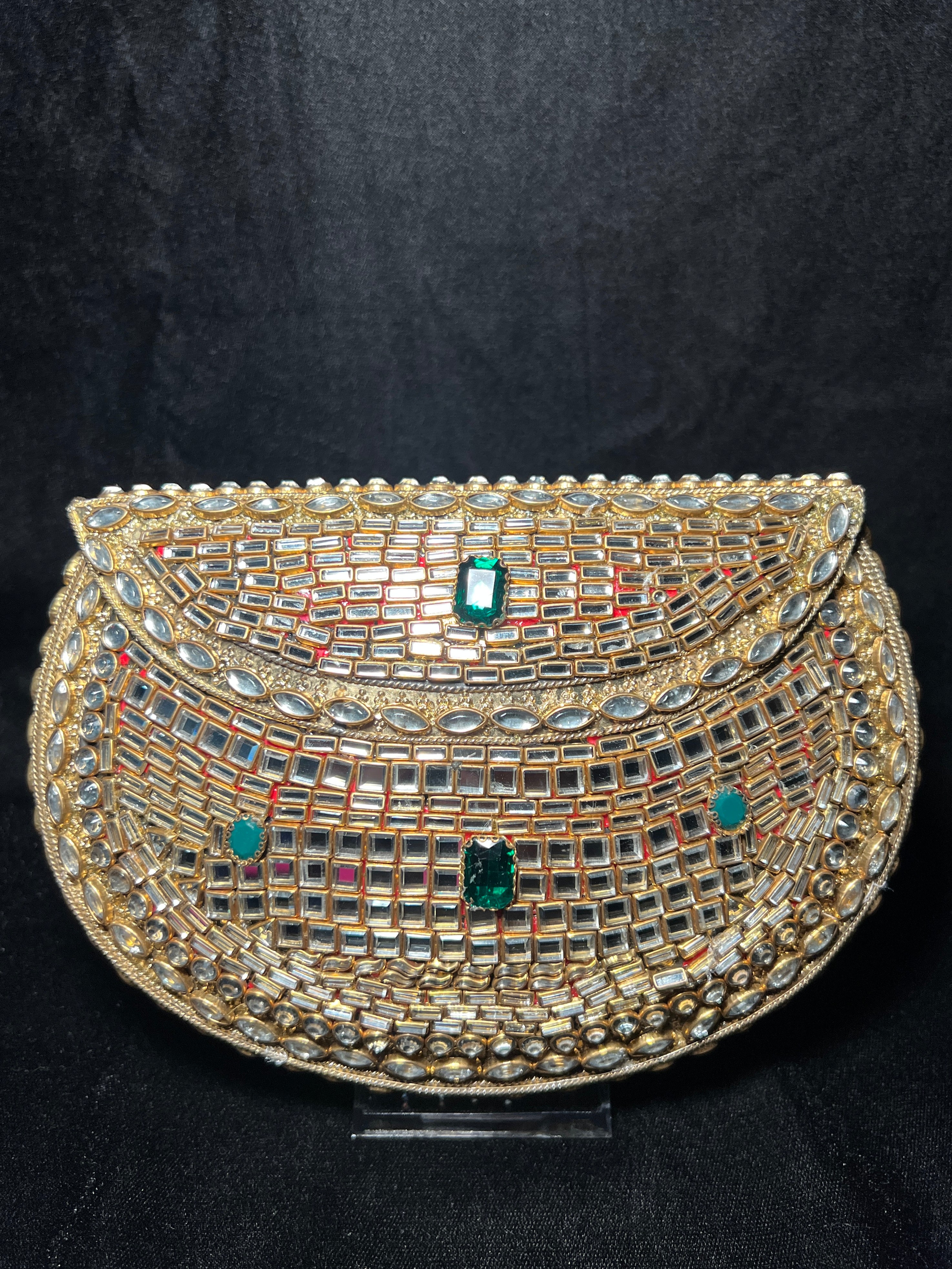 XL U Kundan Clutch | RKC-184