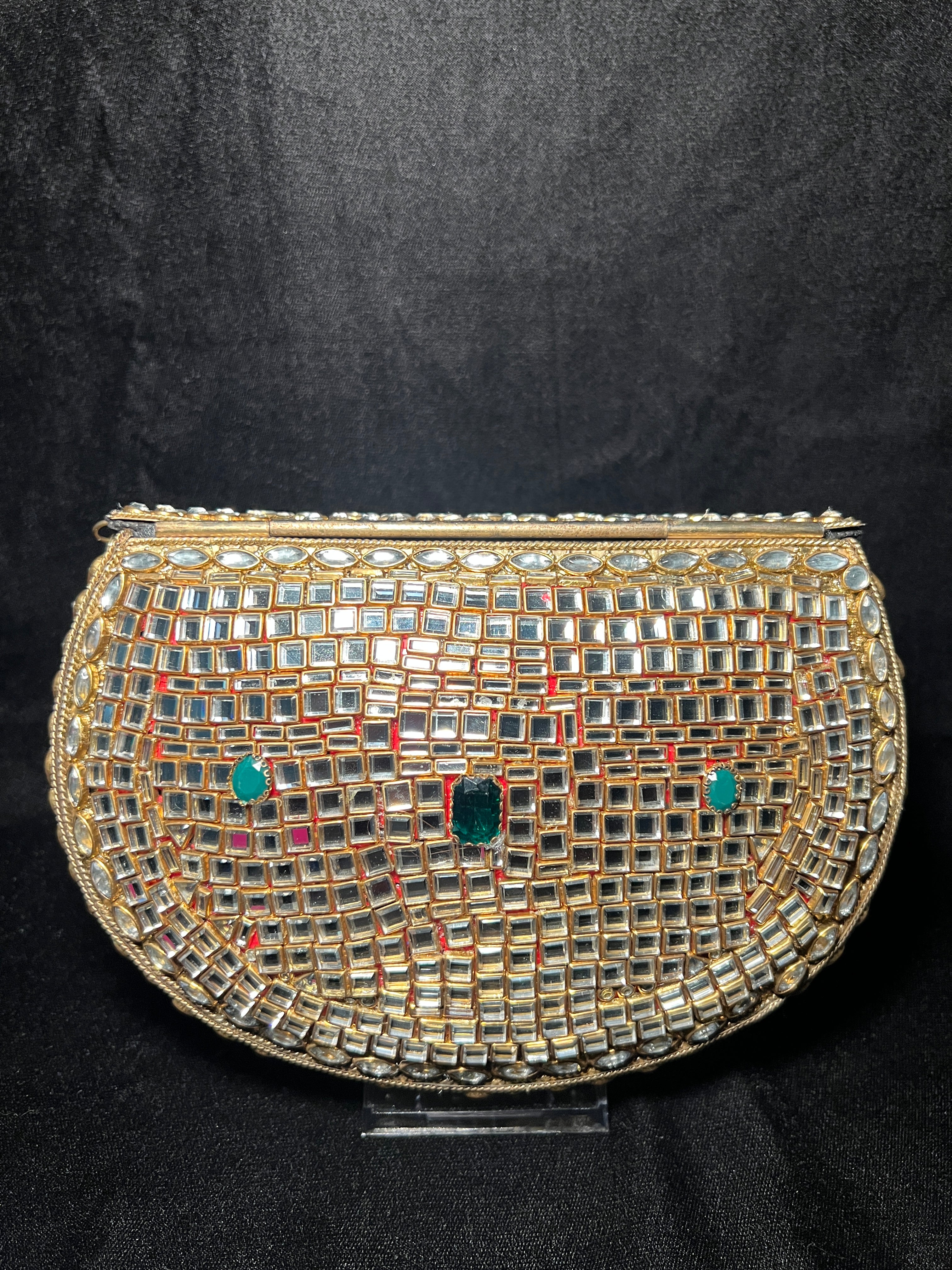 XL U Kundan Clutch | RKC-184