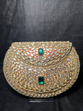 Large U Kundan Clutch | RKC-181